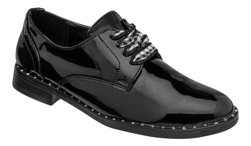 Been Class Mujer Zapato Casual En Charol Negro. Cod 83877-1