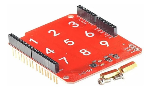 Panel Táctil Capacitivo De 9 Bits Mpr121 Emakers