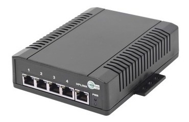 Switch Para Aplicación Solar, 4 Puertos Poe 802.3 Af/at 10/