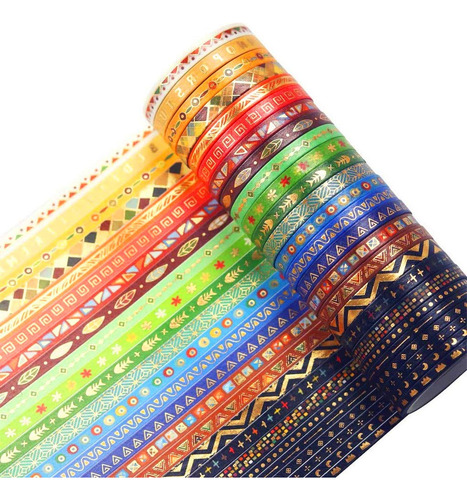 Cinta De Cinta Washi Yubx 26 Rolls, Cinta De Enmascaramiento