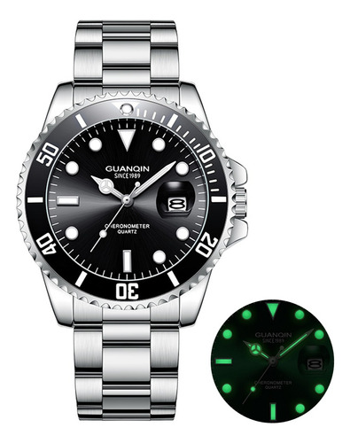 Reloj De Cuarzo Luminoso Para Hombre Watches Men Black