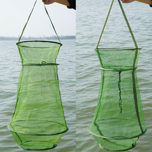 Jaula Plegable Para Peces Trampa De Malla De Plegable Fácil