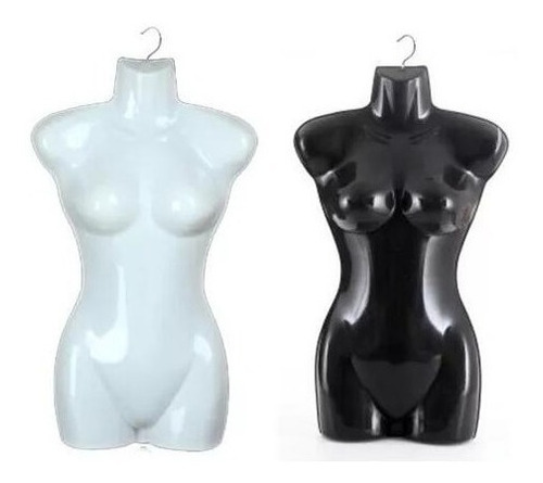 Maniquíes Colgador Mujer Para Tienda Acrílico/negro Blanco