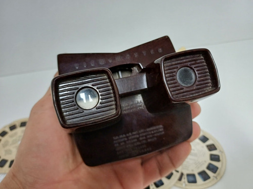 7k Antiguo View Master De Baquelita Funcionando Más 3 Discos