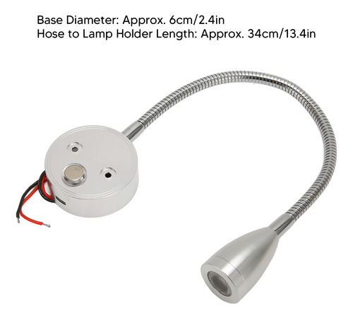 Control Táctil Montado En Led Para Lectura De Pared, 3 Color