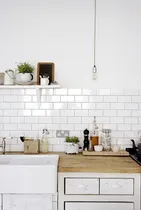 Comprar Revestimiento Azulejo Subway Blanco Brillante 7,5x15 1º Cal 