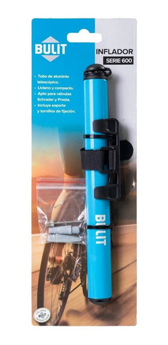 Imagen 5 de 9 de Inflador De Mano Bulit Doble Extension Transportable S 600