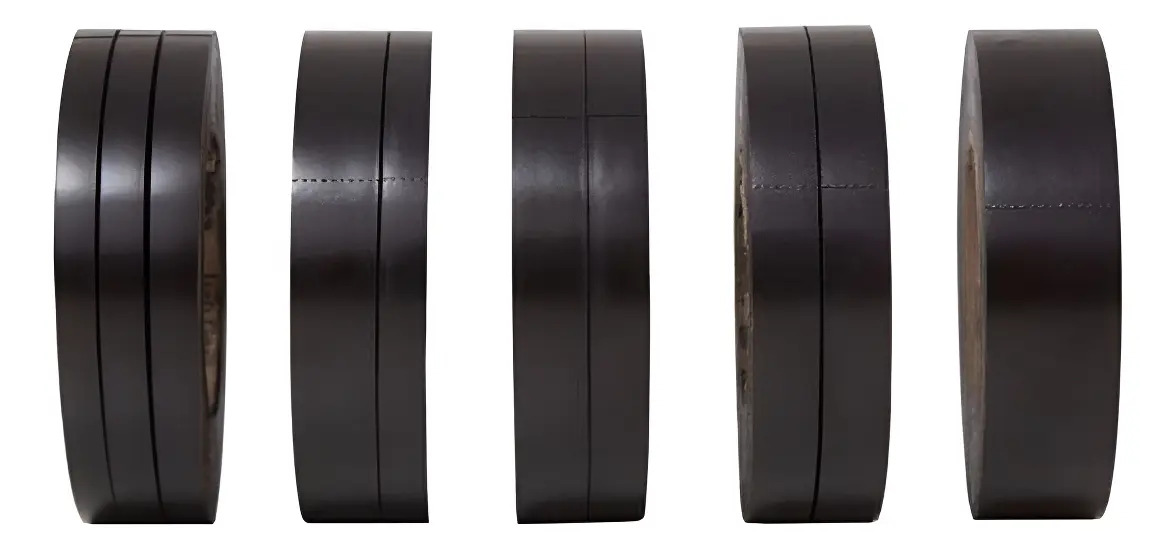 5 Fitas Decorlux Para Bronzeamento 4 Cortadas E 1 Inteira Cor Vermelho