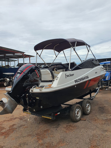 Lancha Focker 210 Fx 2021 Com 100hrs Estado De Zera