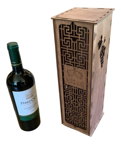 Caja De Madera Para Botella De Vino O Licores.