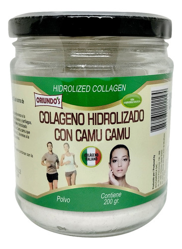 Colageno Hidrolizado - Oriundo's X 200 Gr, Polvo