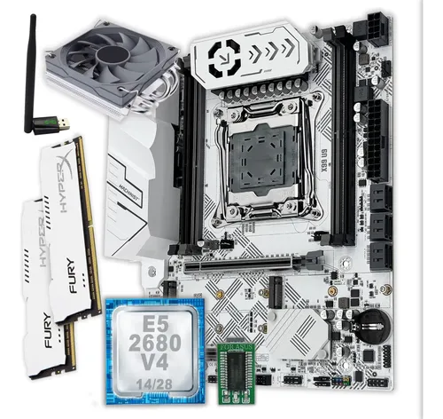 【新品未使用】14コア28スレ Xeon E5-2680v4 + X99マザー Placa Mãe Machinist X99 Xeon E5-2680 V4 16gb Ddr4 | Parcelamento