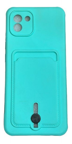 Carcasa Funda Protector Silicone Tarjetero Samsung A03