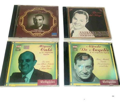 Lote De Cds De Tango  De Angelis Troilo Calo Fresedo 