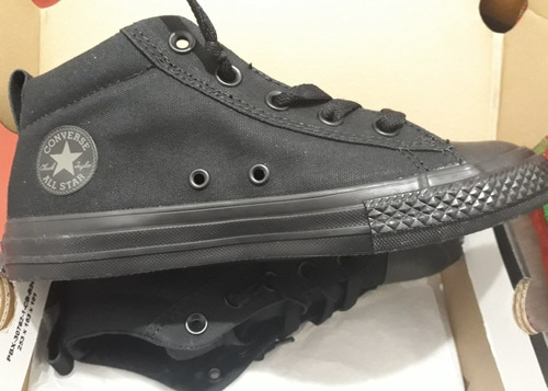 converse negras media ca?a