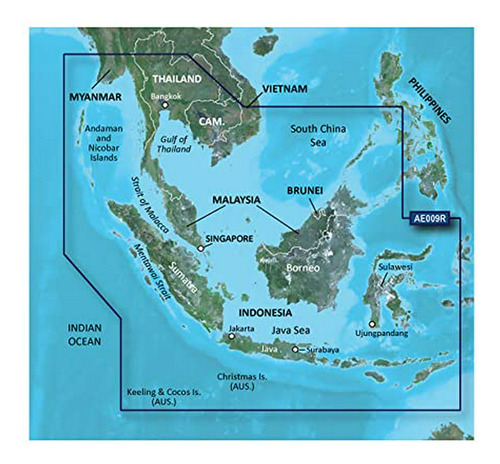 Garmin Bluechart&reg; G2 Hd - Hxae009r - Singapore/malaysia/