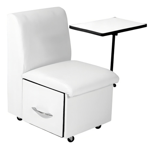 Kit Com 2 Cadeiras Para Manicure Cirandinha Branca Factor