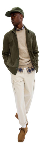 Chaqueta Hombre Gap Liso Verde