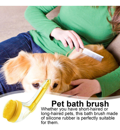 * Cepillo De Ducha Para Perros Cepillo De Lavado Para
