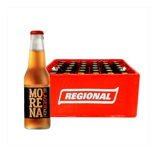 Caja De Cerveza Morena 222 Ml Rt (incluye Vacío)