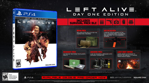 Left Alive Day One Edition Playstation 4-fisico-novo