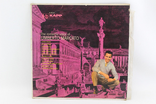 D1881  Umberto Marcato -- The Romantic Voice Of Lp