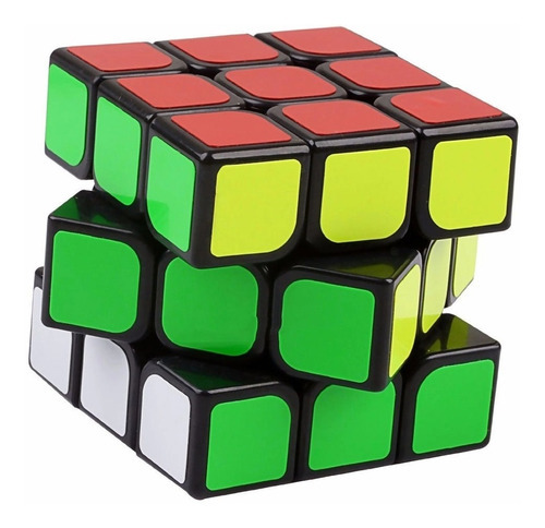 Cubo Mágico 3x3x3 Profissional Clássico Cor Da Estrutura Preto