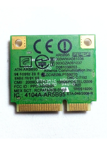 Atheros Ar5b95 T77h126.06 Lf Wireless Wifi Mini Pcie