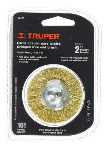 comprar Carda Circular Para Taladro De 2 Alambre Fino Truper 11574 