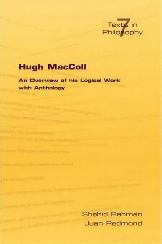 Hugh Maccoll, De S Rahman. Editorial College Publications, Tapa Blanda En Inglés