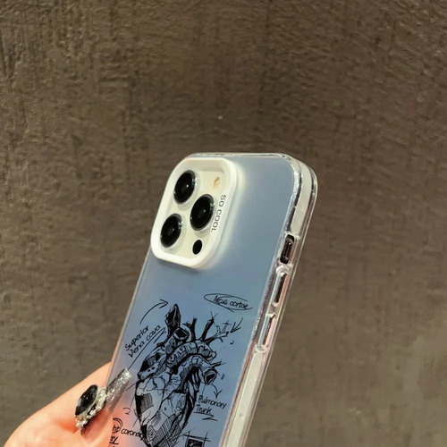 Funda Para iPhone De Apple Con Estampado De Corazones