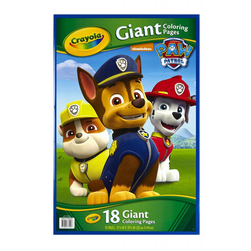 Libro Para Colorear Crayola Nickelodeon Paw Patrol