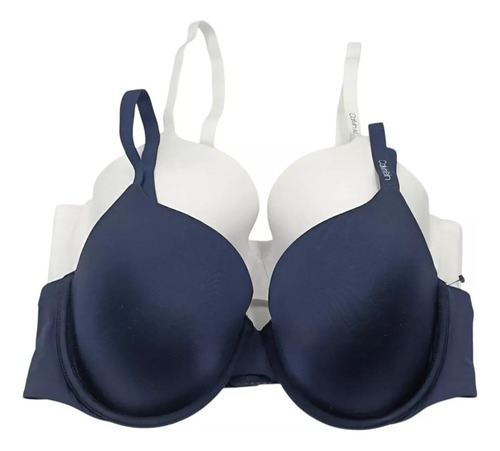 Paquete 2 Brasier Calvin Klein Sin Push Up