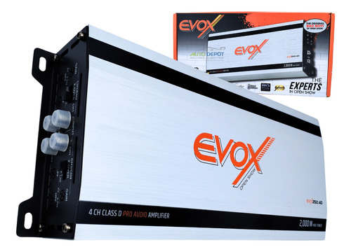 Amplificador Clase D 2000w Max Open Show Evox Evx250.4d