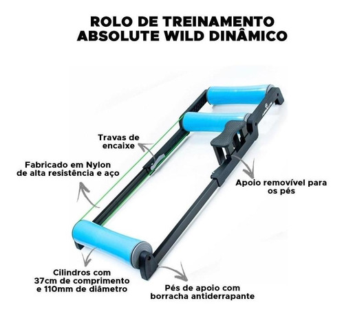 Rolo De Treinamento Absolute Wild Dinâmico