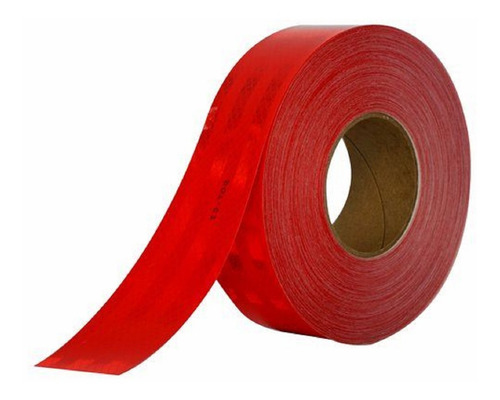 Imagen 6 de 6 de Cinta Reflectiva Marca 3 M Roja Homologada Vtv - Por Metro