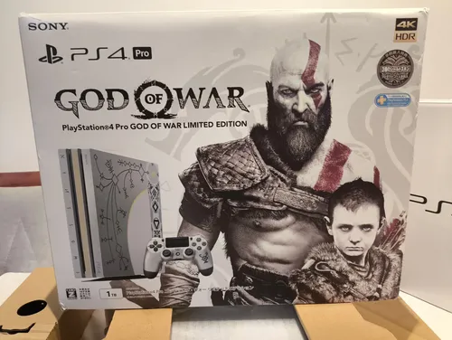 Ps4 Pro Edição Limitada God Of War Modelo Caixa Branca Japonês