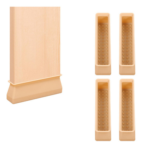 4 Piezas De Almohadillas Para Pies De Silla Mute Amarillo