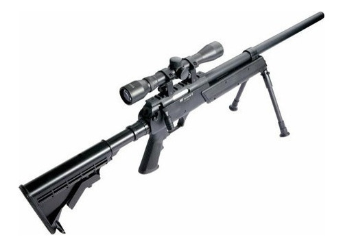 Imagen 4 de 5 de Rifle De Francotirador Urban Sniper Asg Airsoft Aventureros