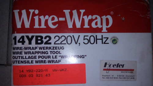Pistola Wire Wrap Para Entorchar Cables Telefonicos...nuevas