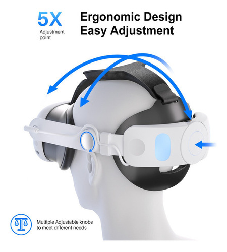 Lentes De Realidad Virtual For Meta Quest 3 Tener Batería