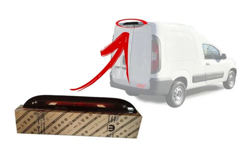 Brake Light Luz Freio Original Fiat Nova Fiorino 2014 - 2022