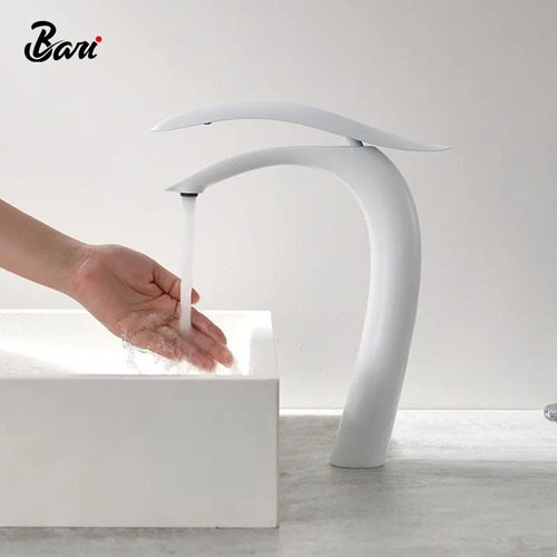 Griferia De Lavamano Draco 29 Cm White Marca Bari