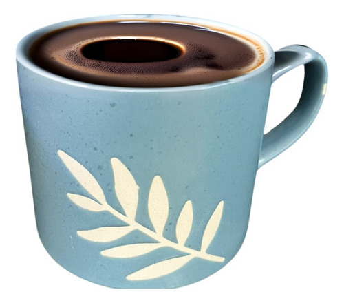 Tazas Para Café Té Jumbo 739ml Diseño Elegante 3pz Houseware Color Azul Acero Hoja