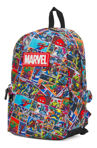  Mochila Retro Marvel Classy Mooving Escolar Urbana Original