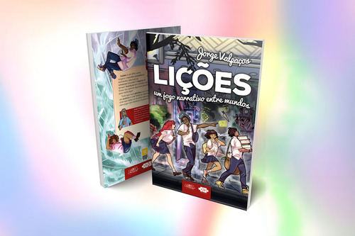 Lições RPG: um jogo narrativo entre mundos, de Valpaços, Jorge. Editorial Avec Editora e Comércio de Livros Ltda., capa mole em português, 2022