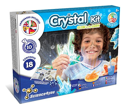 Science4you Crystal Making Kit Para Niños - Grow Crystals Pa