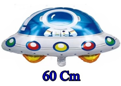 4 Balão Metalizado Estrela Nave Astronauta Lua Grande 70 Cm