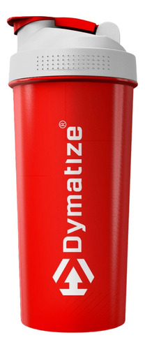 Coqueteleira Dymatize 600ml - Shaker Academia - Vermelha