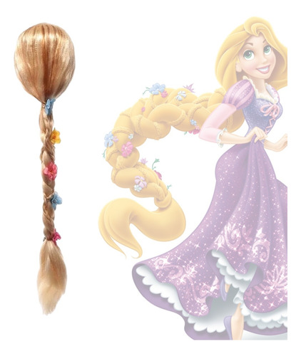 Peluca Rapunzel Para Niñas 93 Cm De Largo - Enredados